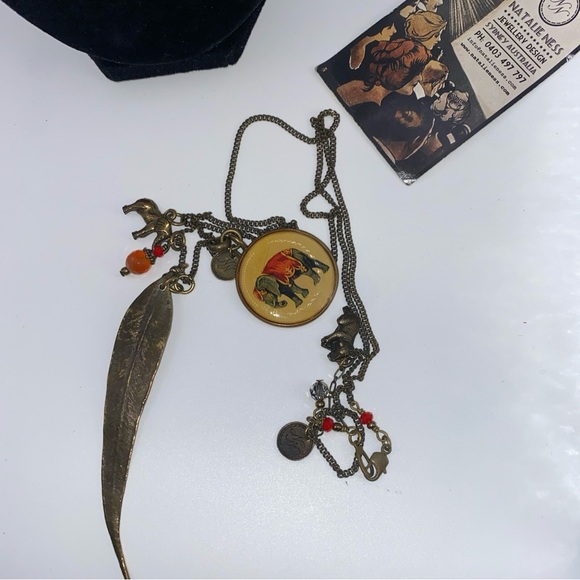 Vintage Natalie Ness Pendant Necklace Australia 30” in￼ - Picture 5 of 6